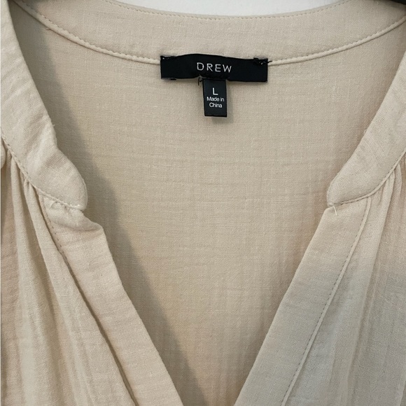 Anthropologie DREW Midi High/Low Tank Dress, Cream Size - Picture 4 of 6